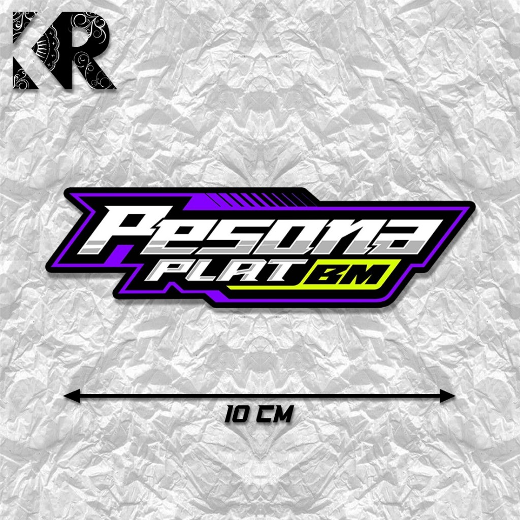 Jual Stiker Pesona Plat Bm | Sticker Motor | Sticker Variasi | Sticker ...