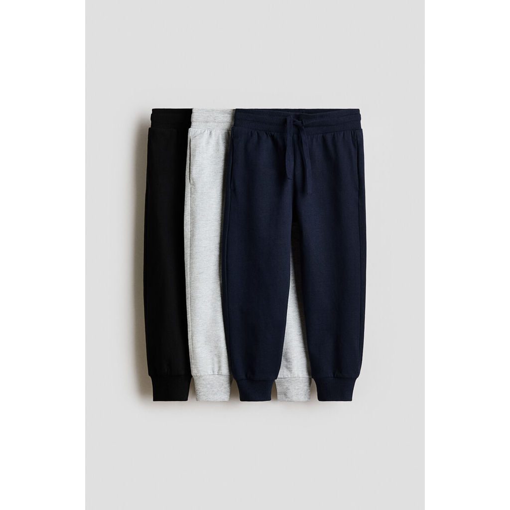Jual H&M Bayi Laki-Laki 3-Pack Joggers 0738873 | Shopee Indonesia