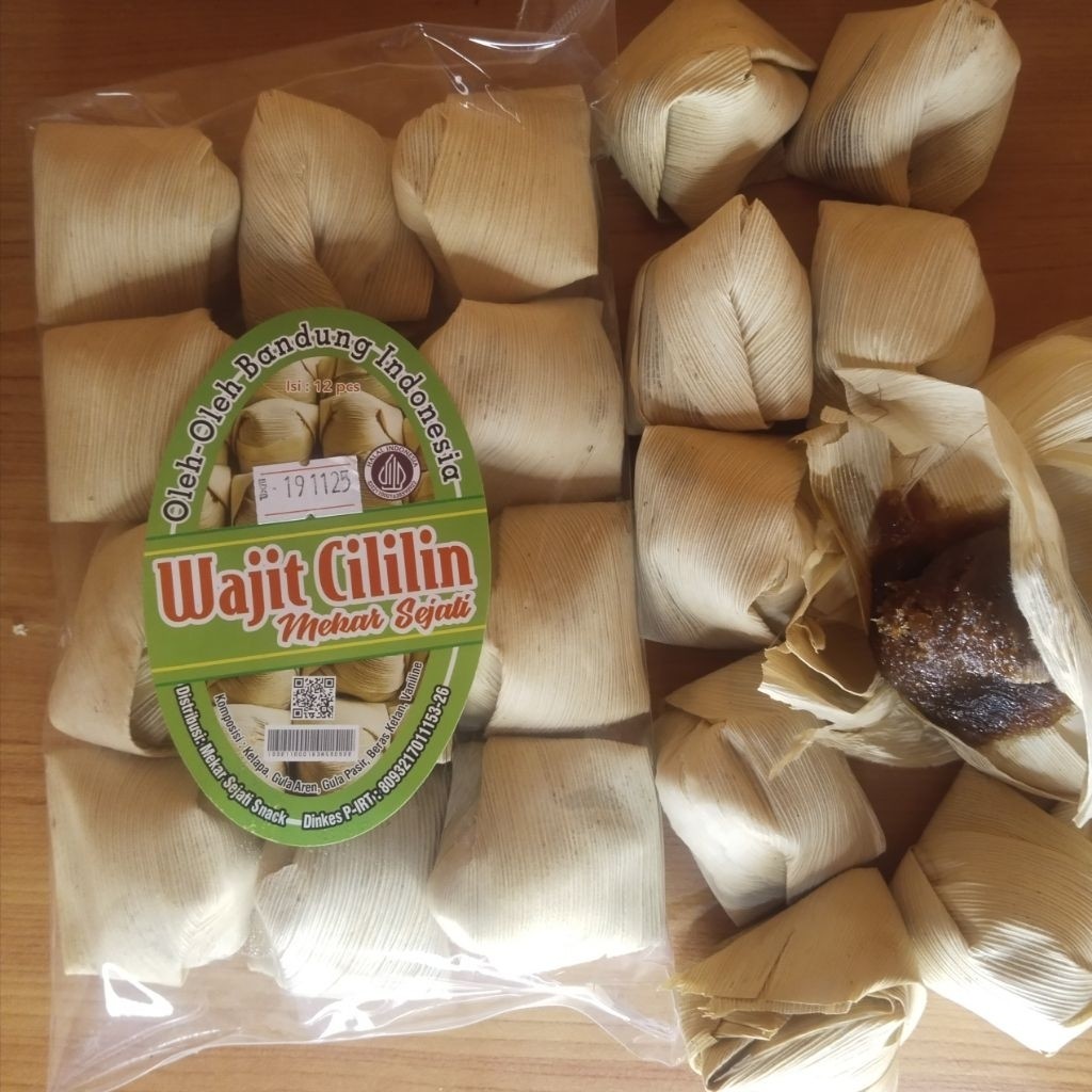 Jual Wajit Cililin 12 pcs Asli Oleh Oleh Bandung| Wajit Ketan Manis ...