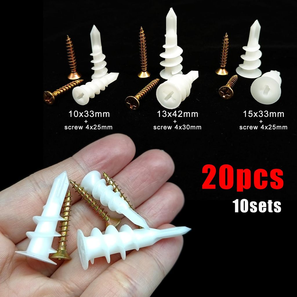 Jual 10sets Self Drilling Drywall Anor with Tapping Screw for ...