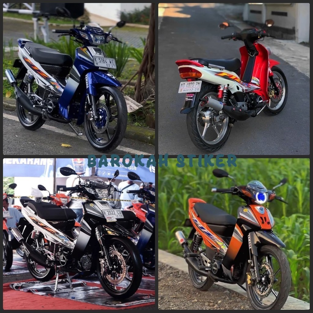 Jual Striping stiker polet yamaha fizr fiz r f1 zr 2004 stiker list ...