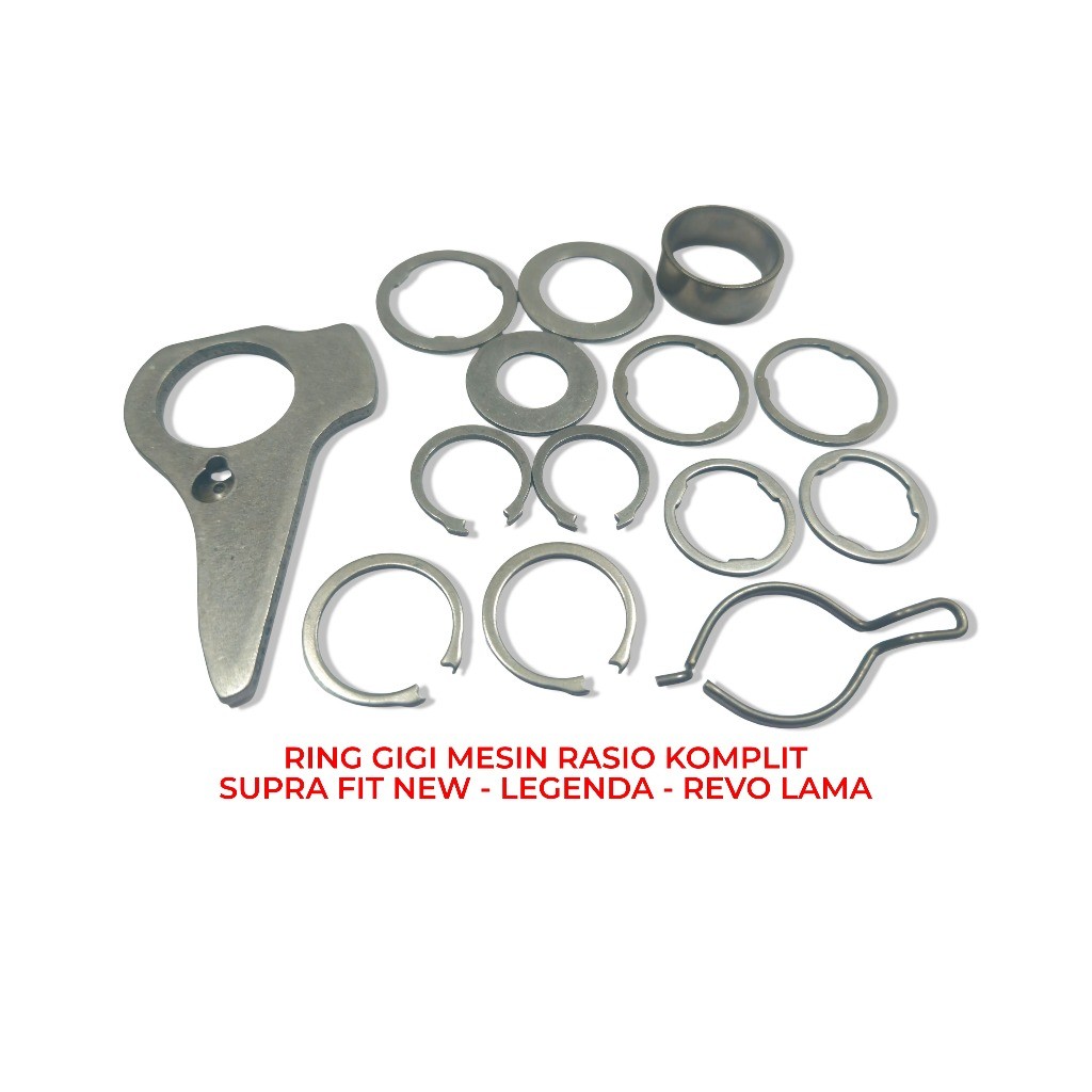 Jual RING GIGI RASIO MESIN SUPRA FIT NEW REVO LAMA LEGENDA KOMPLIT HIGH ...