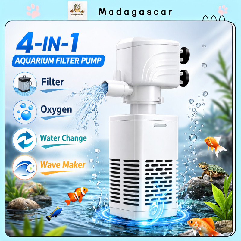 Jual KAYDEN STORE [MADA] Pompa Filter Oksigen Akuarium 4-in-1 | Pompa ...