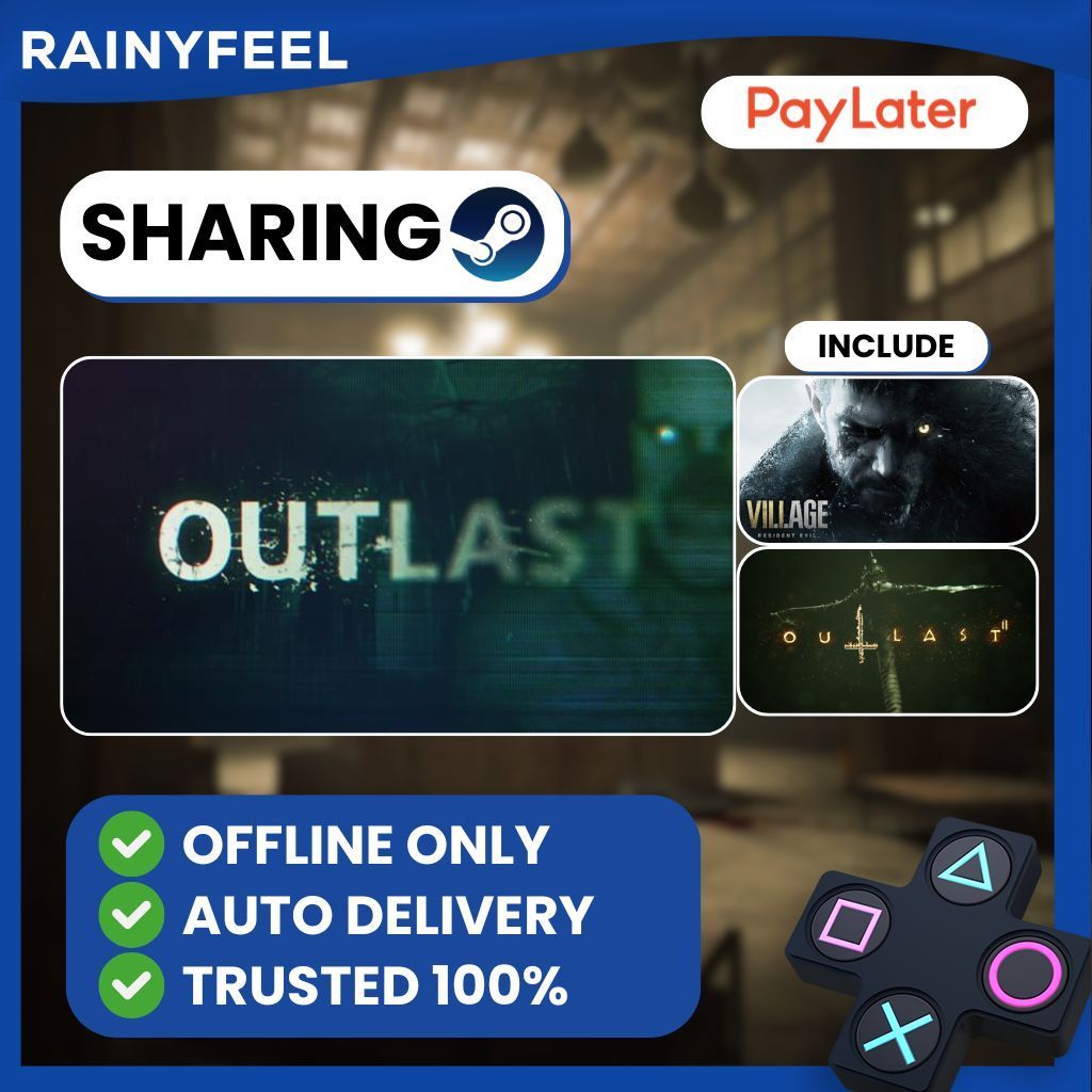 Jual [BONUS GAME RANDOM] Outlast (Sharing With Left 4 Dead 2, Resident ...