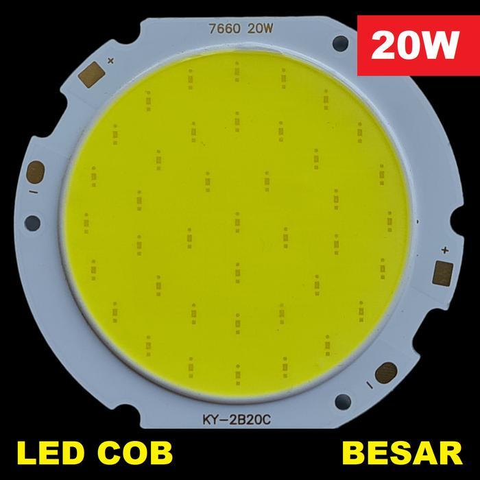 Jual Modul LED COB 7670 Lampu Sorot Listrik Cool White 20W PCB ...
