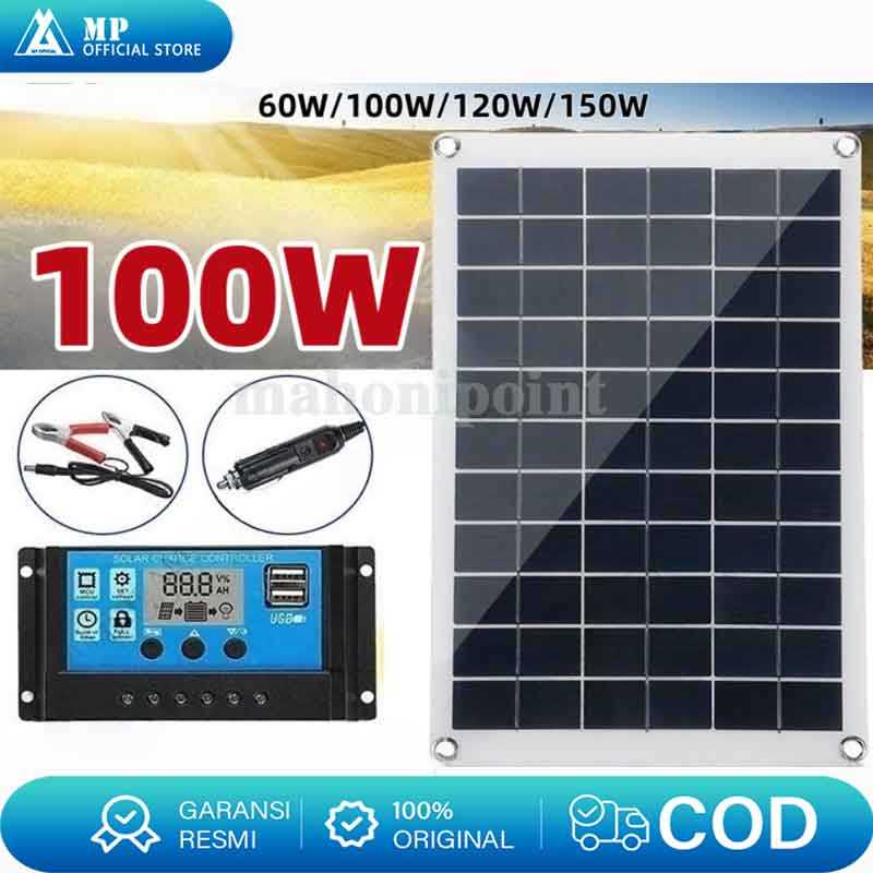 Jual COD-100W/150W SOLAR PANEL PANEL SURYA PEMBANGKIT LISTRIK TENAGA ...
