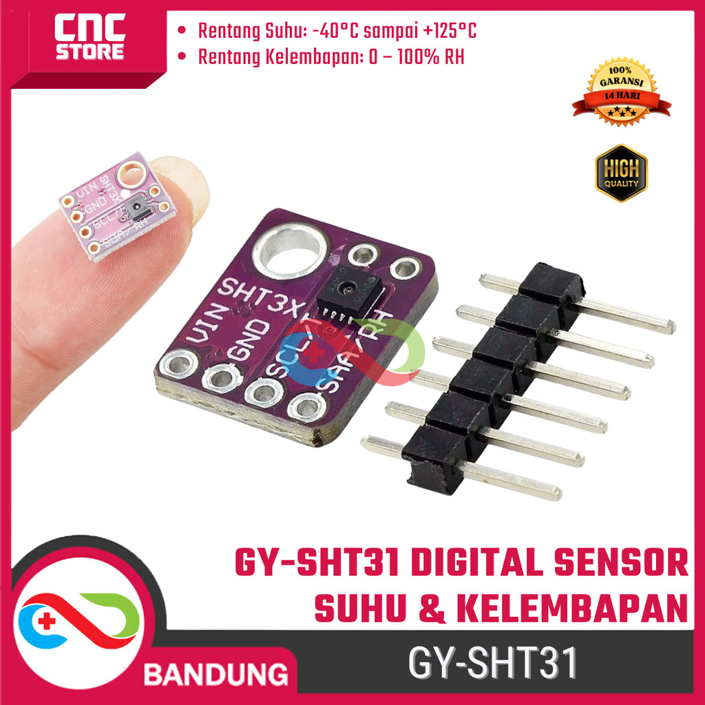Jual Sensor Suhu & Kelembapan GY-SHT31 Digital Sensor – Modul ...