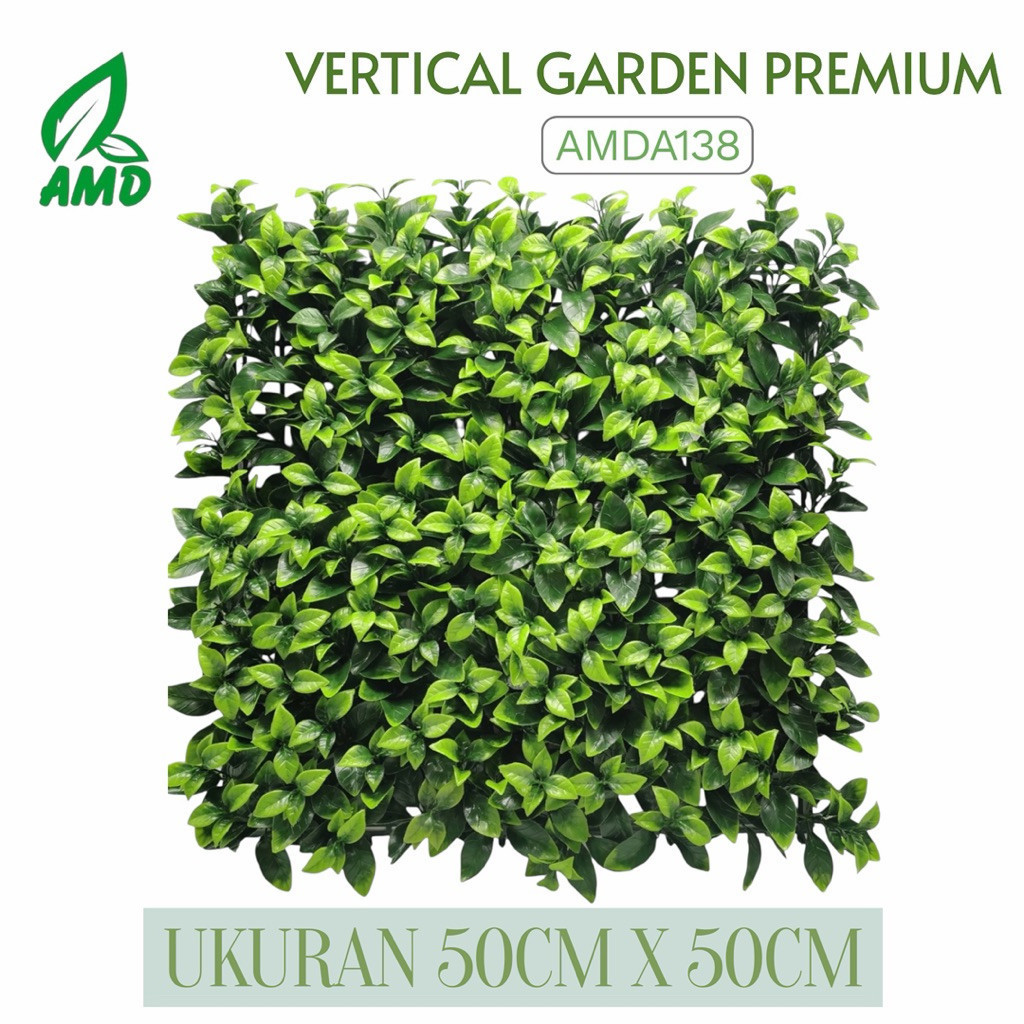 AMD GRASS Vertical Garden Premium Sintetis Ukuran 50cm x 50cm Garansi 5 tahun