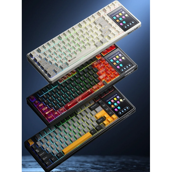Jual AULA L99 Bluetooth Mechanical Keyboard IPS Touch Screen Wireless ...