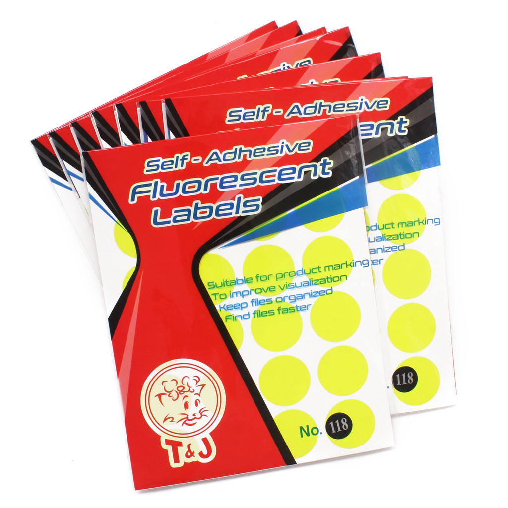 Jual TOM & JERRY COLOR DOT LABELS 118 KUNING / YELLOW | Shopee Indonesia