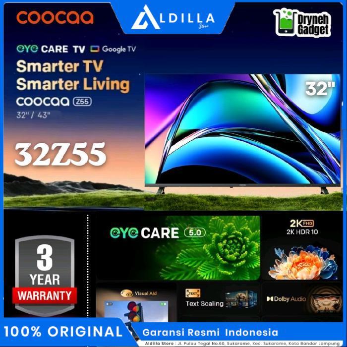 Jual COOCAA TV 32 inch Z55 - Google TV - Eye Care 5.0 - Dolby Audio ...