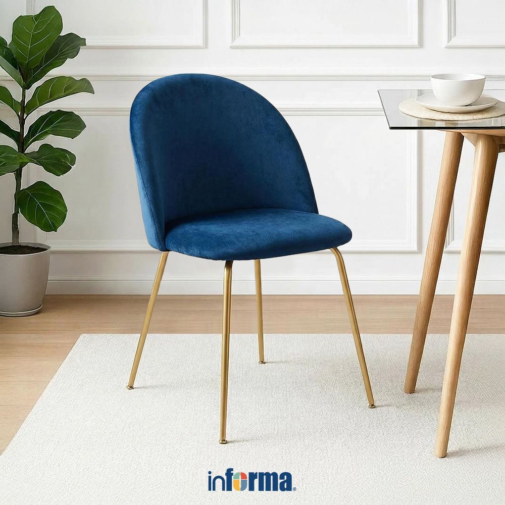 Jual Informa Louise Kursi Makan Fabric Dining Chair Tempat Duduk Ruang ...