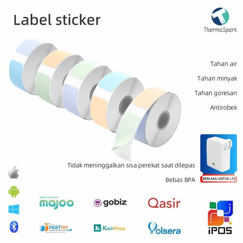 Jual Kertas Label Putih Thermal HVS, Stiker Pengiriman, Kertas Label ...
