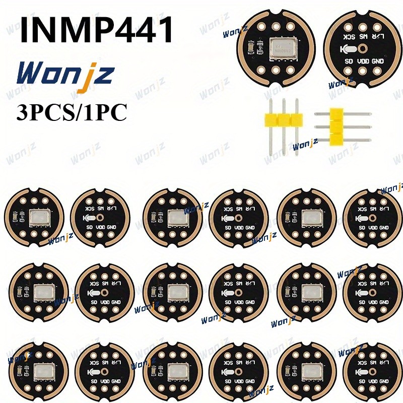 Jual 3pcs / 1pc INMP441 Omnirectional Microphone Module, SPI Interface ...