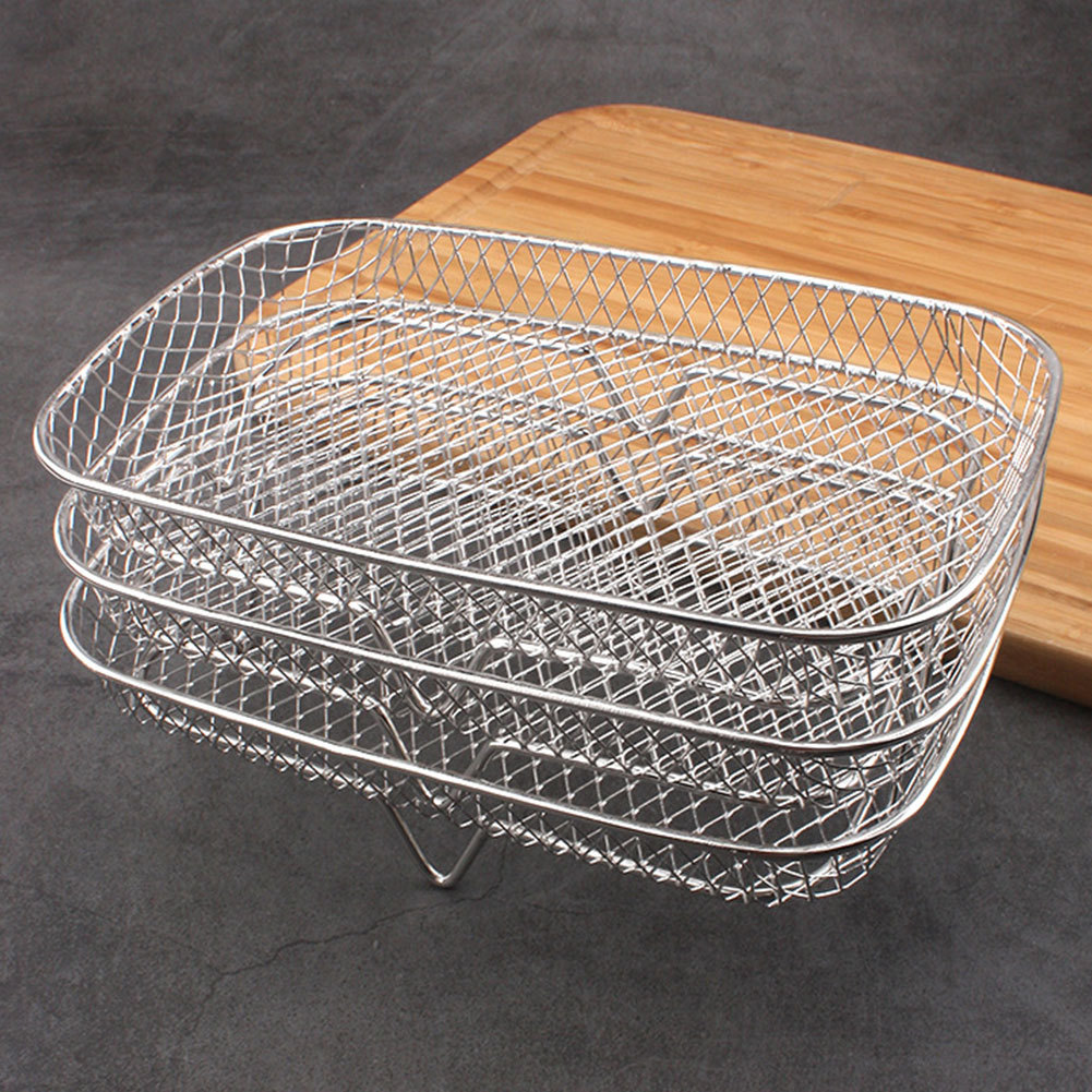 Jual Air Fryer Rack Grilling Rack Stainless Steel Air Fryer Oven Grill ...