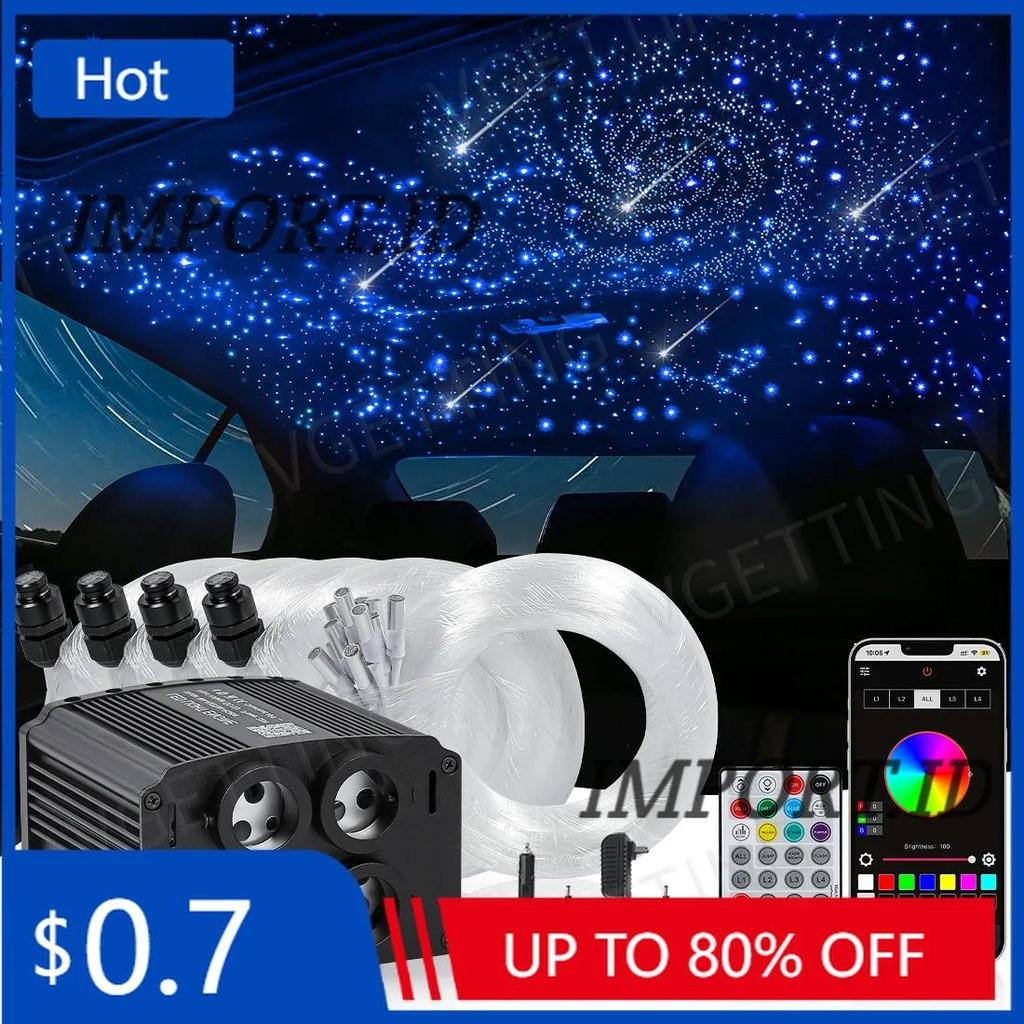 Jual (IMPORT.CO) Emblems 4 Port Twinkle RGBW Meteor Ceiling Car Roof ...