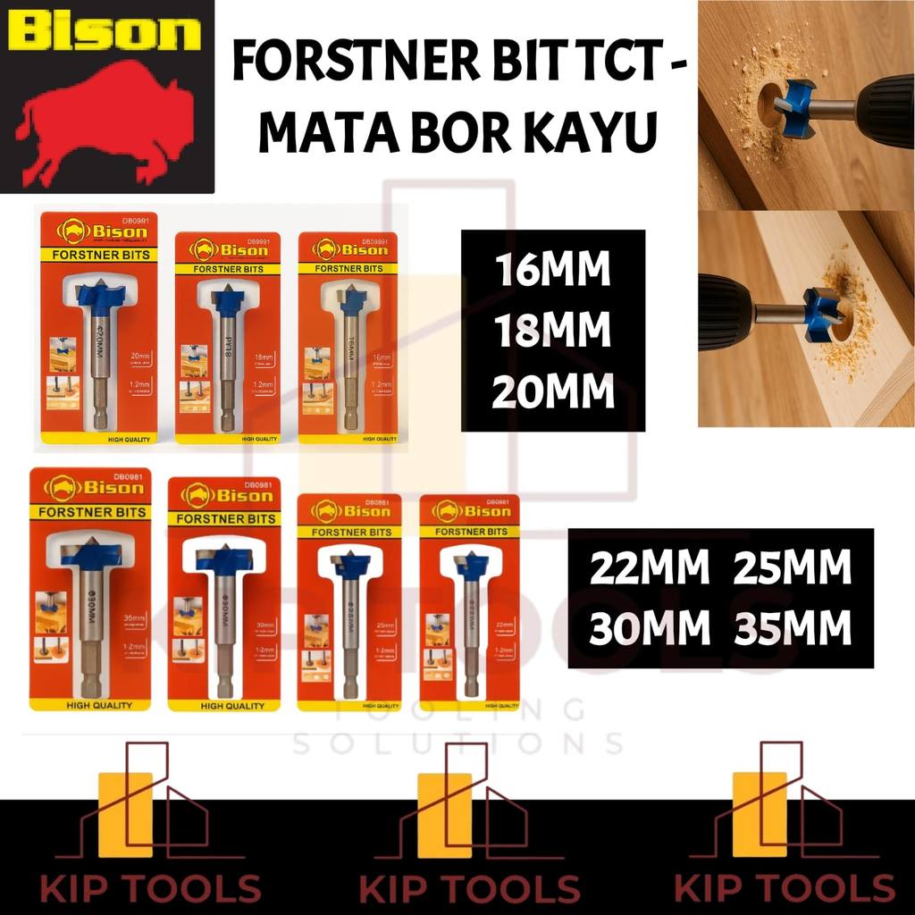 Jual BISON - Mata Bor Kayu Pelubang Lubang Pelobang Engsel Sendok Laci ...