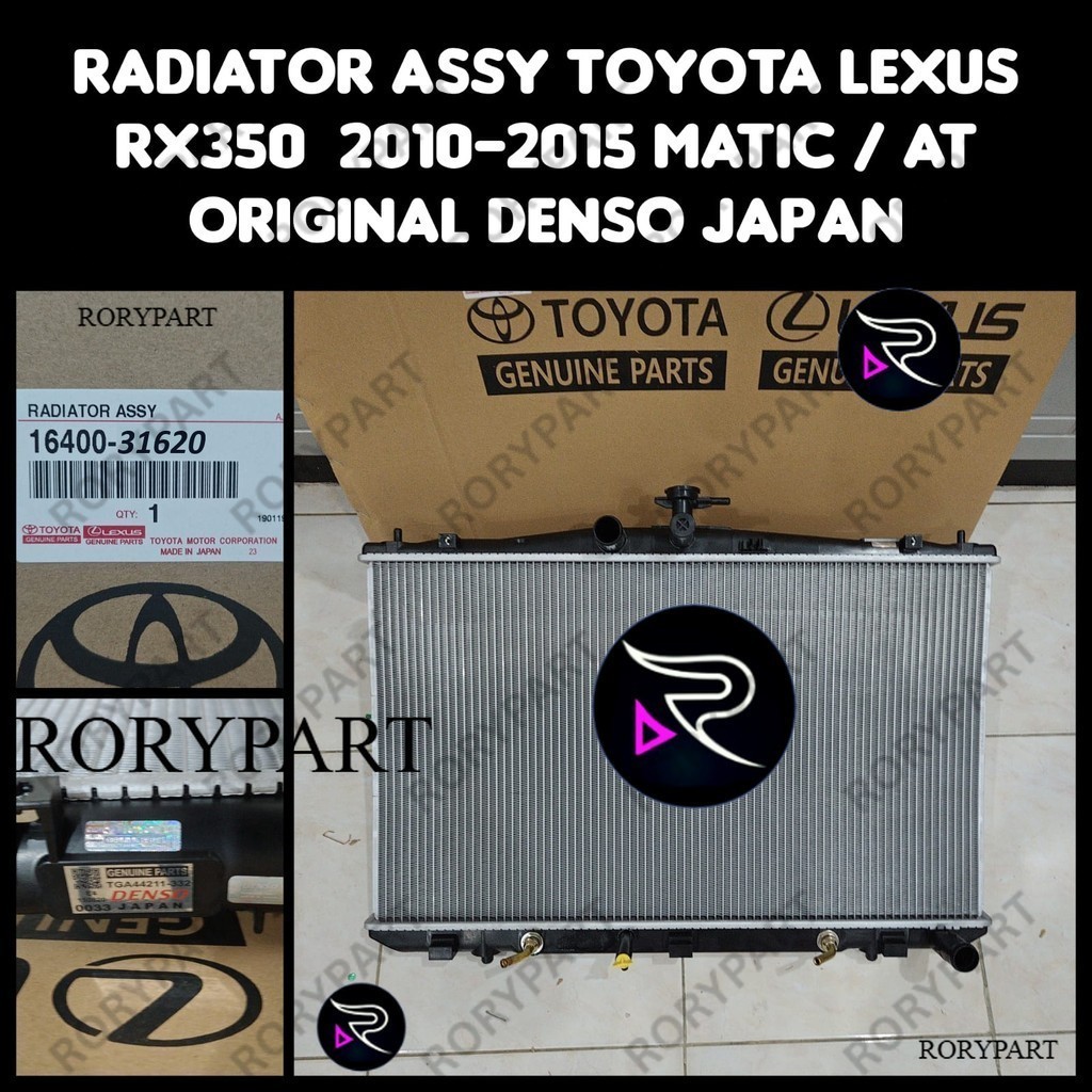 Jual RADIATOR ASSY TOYOTA LEXUS RX350 2010-2015 ORIGINAL DENSO JAPAN ...