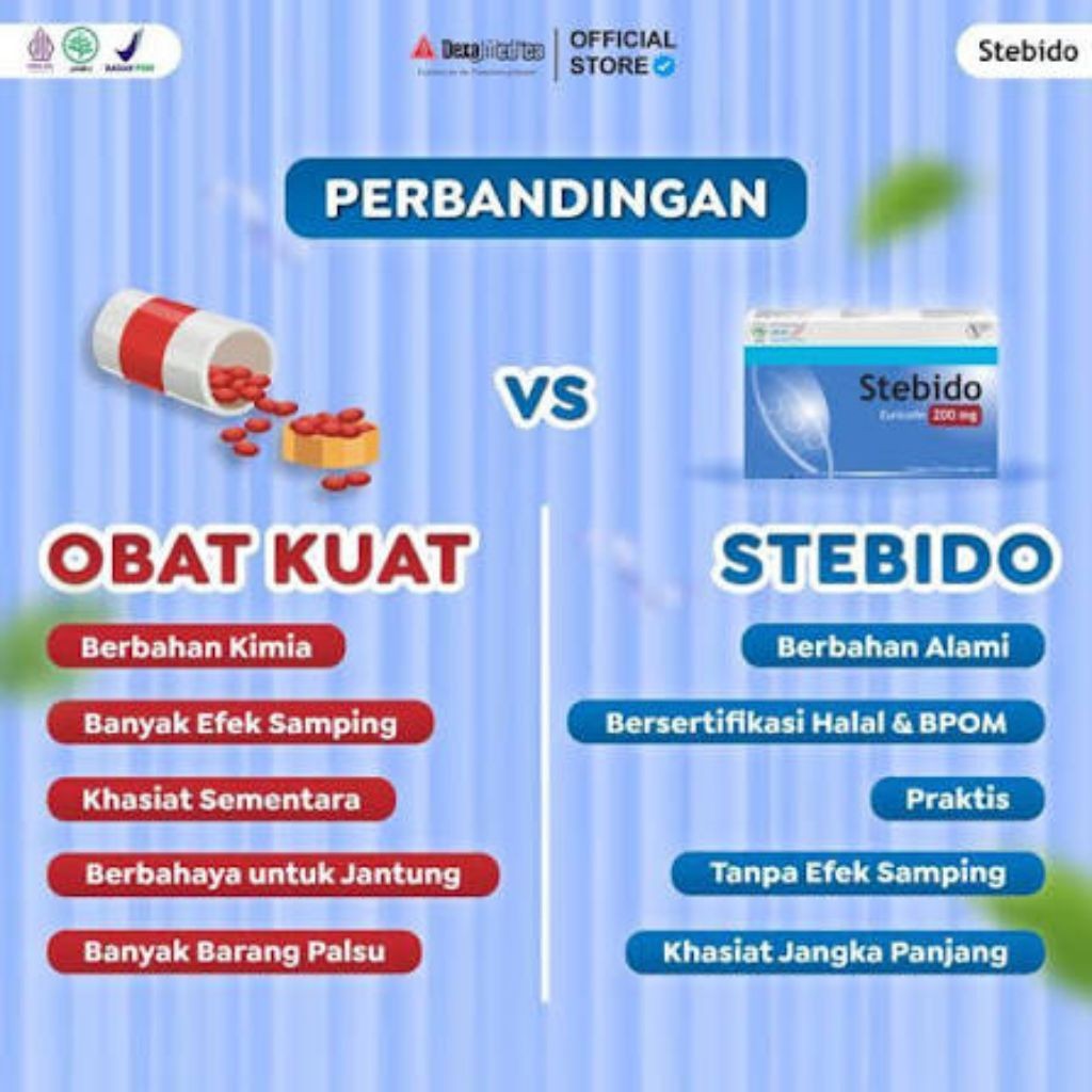 Jual STEBIDO 100% ORIGINAL HERBAL 200mg Bpom | Shopee Indonesia