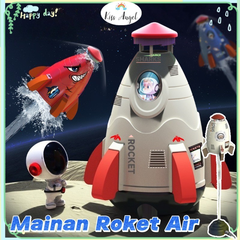 Jual Mainan Jet Sprinkler Roket Berputar/ Mainan Roket Air/Percikan ...