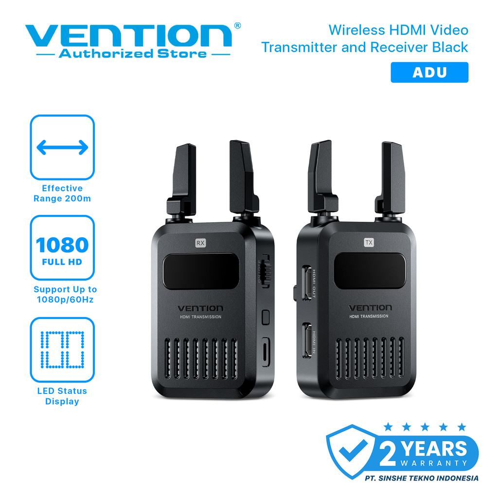 Jual Vention Wireless HDMI Transmitter Receiver TX RX 1080P 5.8GHz ...