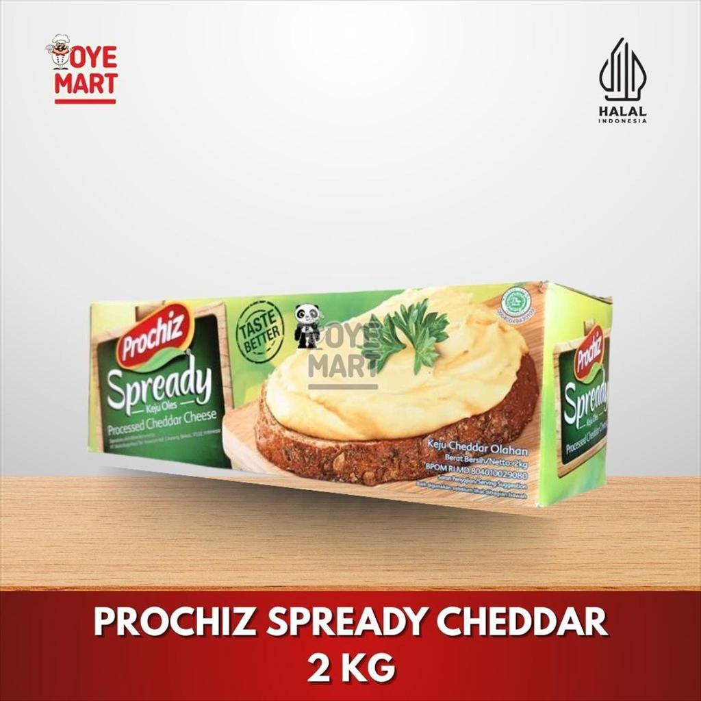Jual PROCHIZ SPREADY CHEDDAR 2 KG | Shopee Indonesia