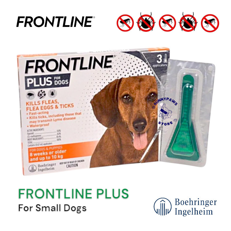 Jual KAYDEN STORE [SUNNYPAWS] FRONTLINE PLUS DOG S Obat Kutu Tetes Anjing
