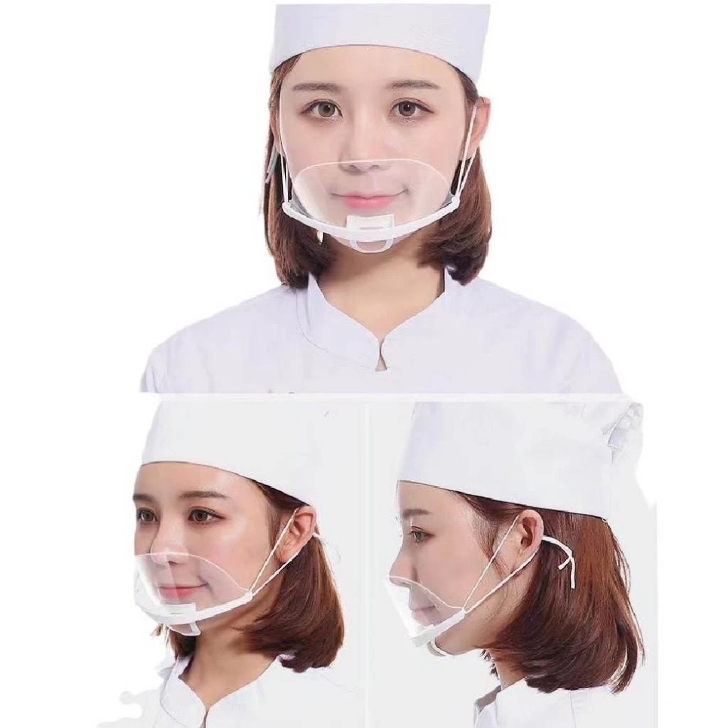 Jual Topeng koki 10 pcs / transparan topeng dapur restoran masker ...
