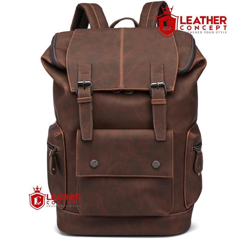 Jual Leather Concept PHANTOM-CH Tas Ransel Kulit Pria Premium ...