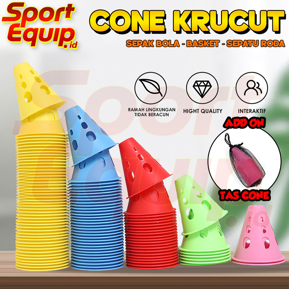 Jual Paket 10 Pcs Cone Sepatu Roda Mini untuk Latihan Slalom Warna ...