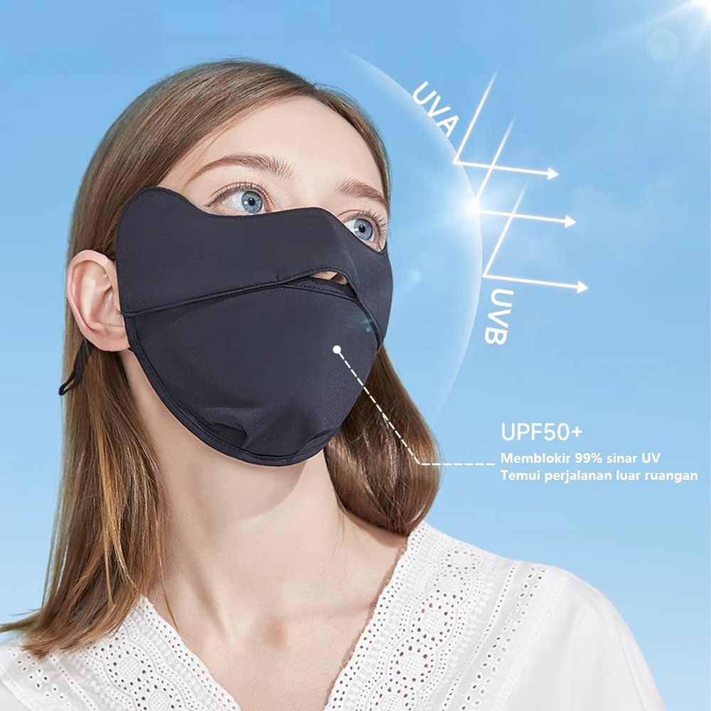 Jual KKTOP Multifungsi Wanita Masker Wajah Anti Ultraviolet Matahari ...
