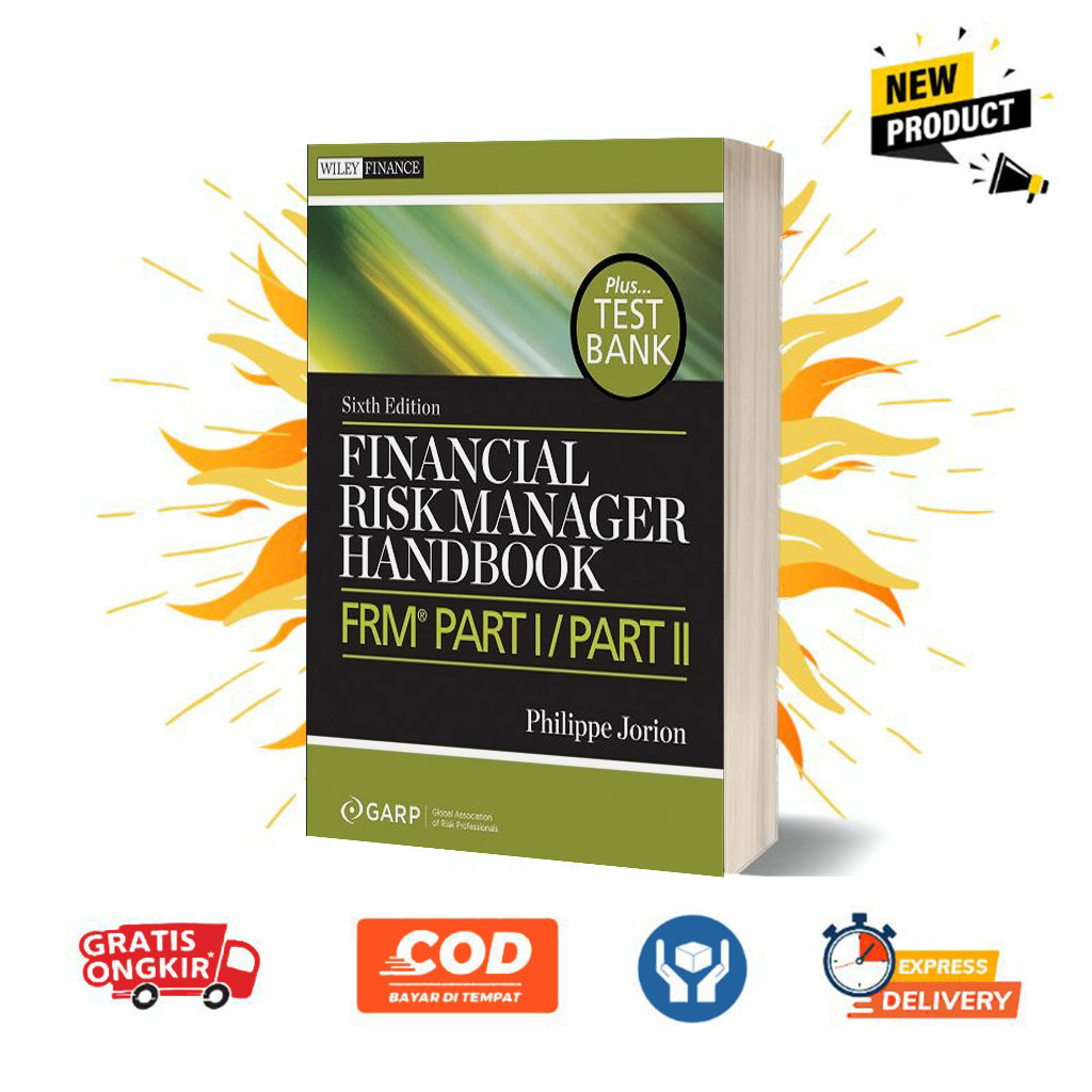 Jual Financial Risk Manager Handbook + Test Bank: FRM Part I / Part II ...