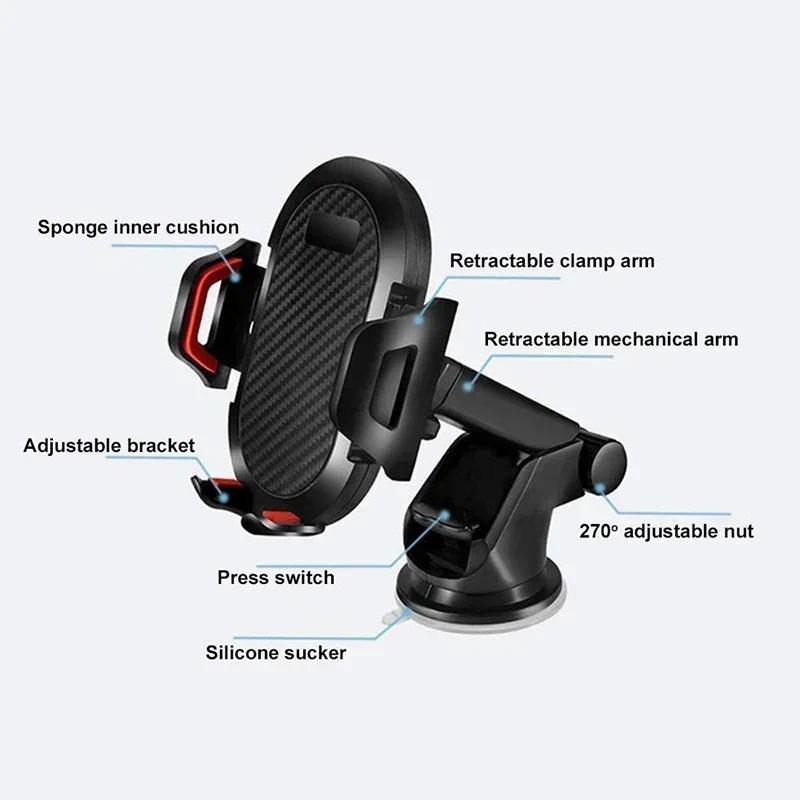 Jual New Car Phone Holder Smartphone Mount Stand GPS Telefon Mobile ...