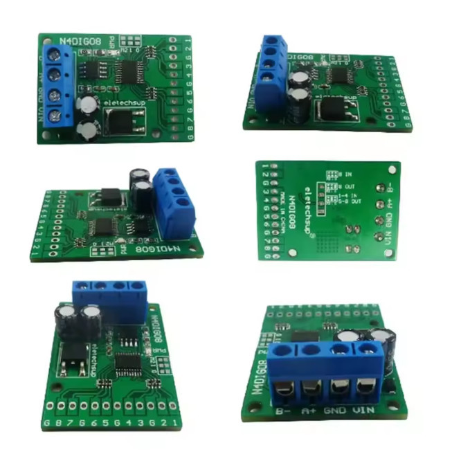 Jual 8ch Input/Output UART RS485 Modbus RTU Controller PLC papan ...