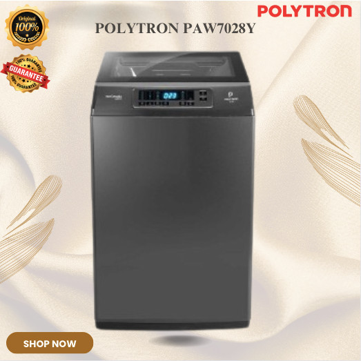 Jual Polytron Mesin Cuci Automatic 1 Tabung PAW7028Y - 7Kg/PAW 7028Y ...