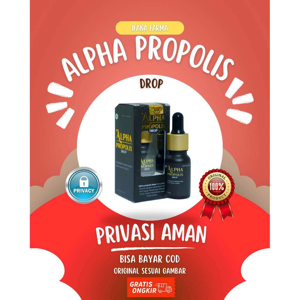 Jual Alpha Propolis Drop - Suplemen Kesehatan untuk Menjaga Stamina ...