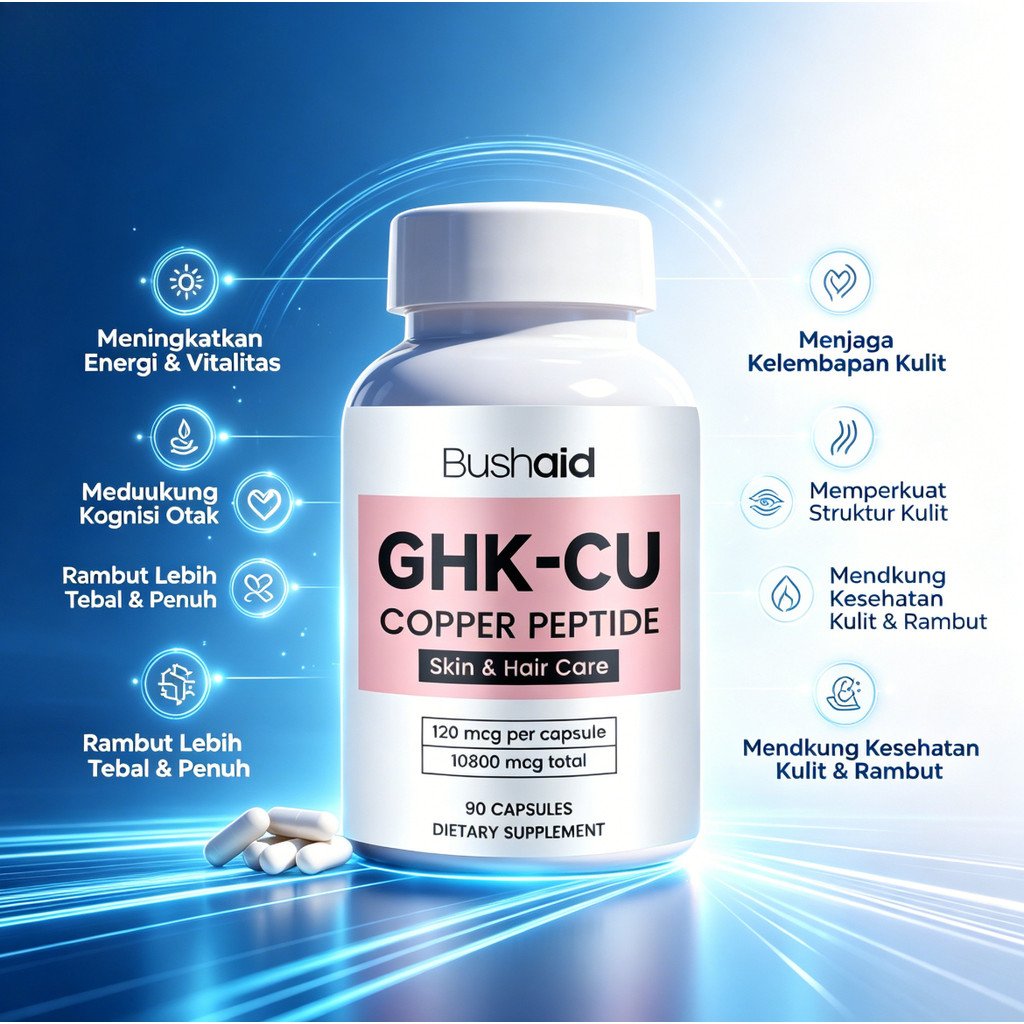 ghk cu dosage and cycle Jual GHK-Cu Copper Peptide Skin Hair Care - Anti Keriput, Collagen Booster,  90 Kapsul CO3189