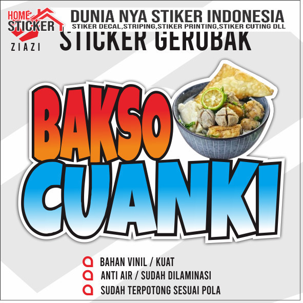 Jual Sticker Gerobak, Sticker Etalase, Sticker Kaca, Sticker Nama Usaha ...