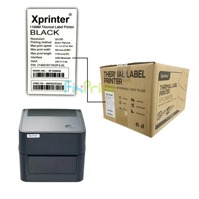 Jual Printer Resi Barcode Thermal XP-420B XP-D4601 XP420B XPD4601 ...