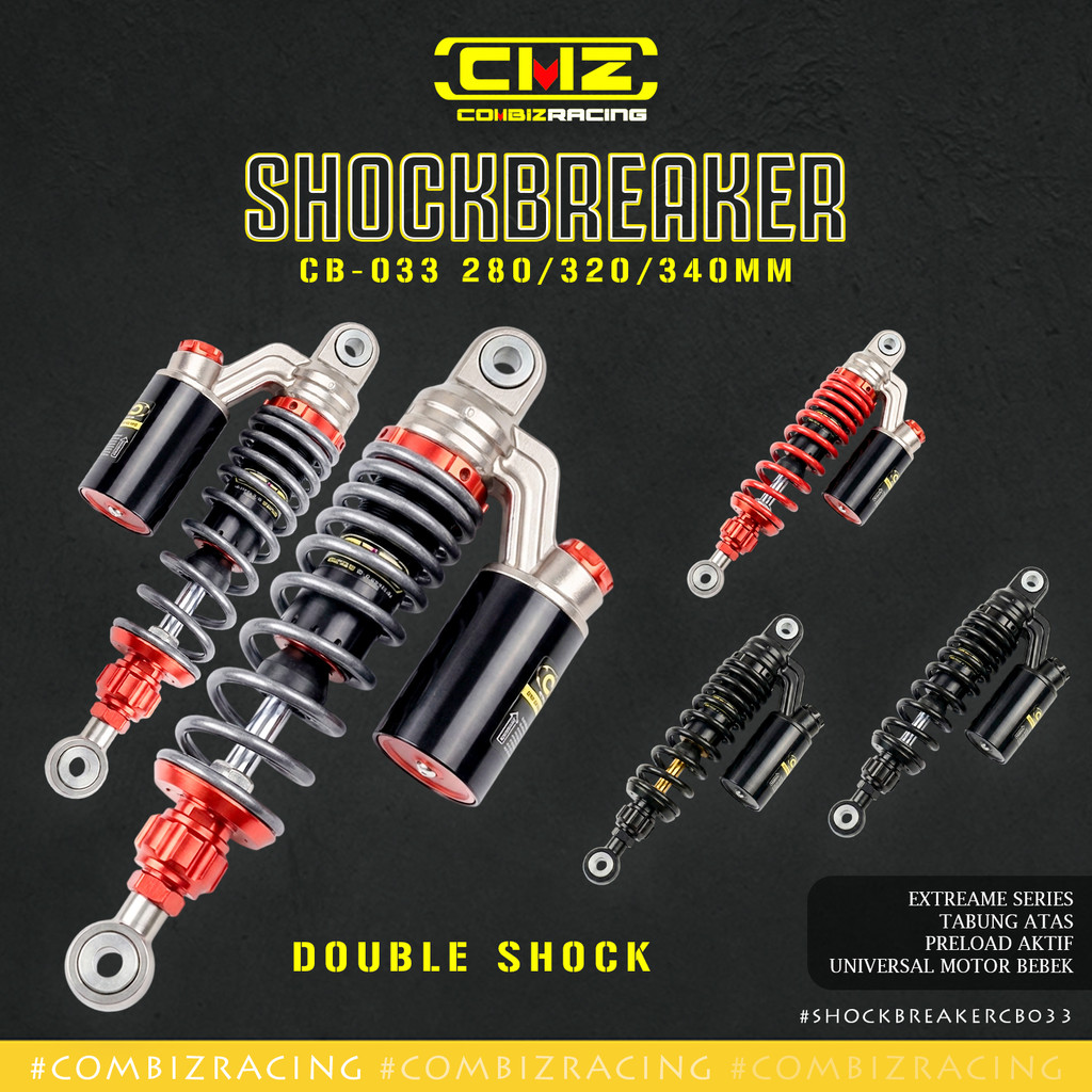 Jual Shockbreaker 280MM Tabung Atas KTC Extreme – Set 320/340MM Bonus ...