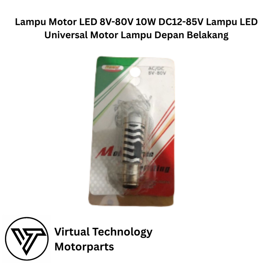 Jual Lampu Motor LED 8V-80V 10W DC12-85V Lampu LED Universal Motor ...