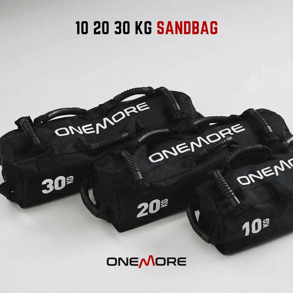 Jual ONE MORE Competition Sandbag 10 20 30 KG CrossFit Hyrox Sand Bag ...