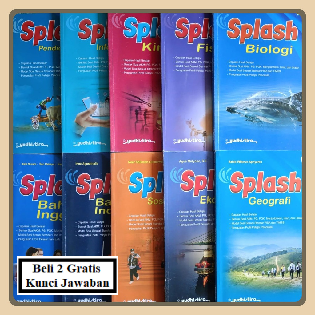 Jual [SPLASH-11] BUKU SOAL SPLASH YUDHISTIRA KELAS 11 SMA/MA // KUR ...