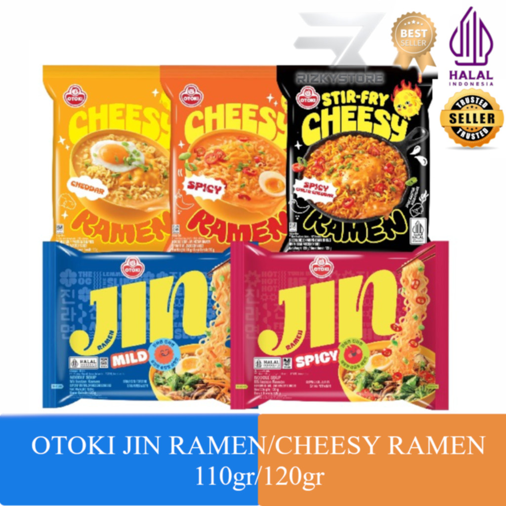 Jual [HALAL] OTOKI RAMEN/CHEESY RAMEN 120gr/110gr | Shopee Indonesia