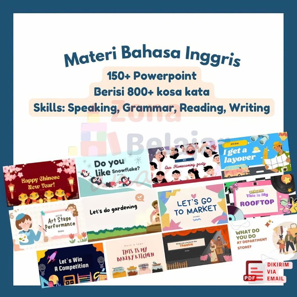 Jual 150+ PPT English SD dan SMP | Materi Belajar Lengkap, Interaktif ...