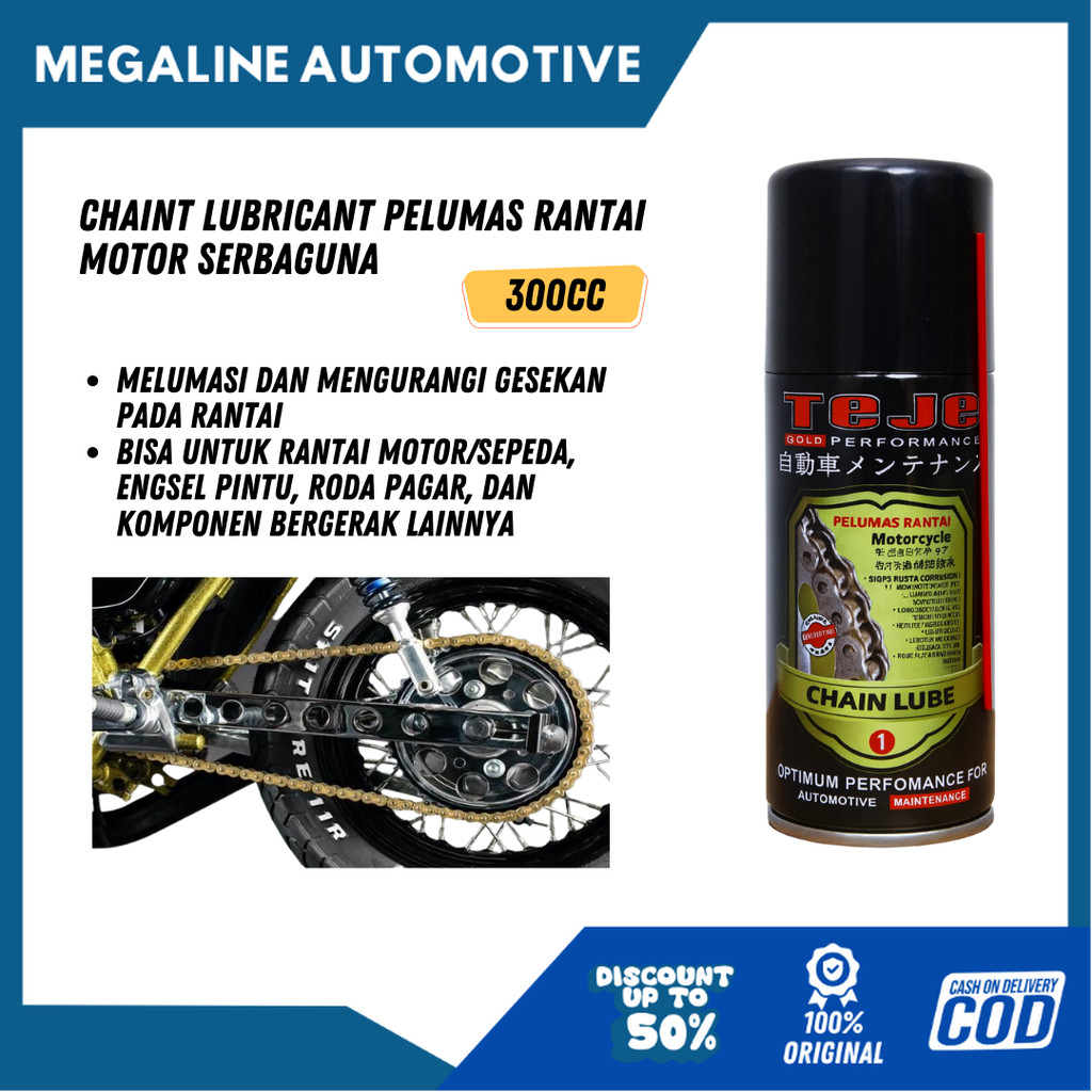 Jual Chaint Lubricant Pelumas Rantai Motor Serbaguna 300 CC | Shopee ...