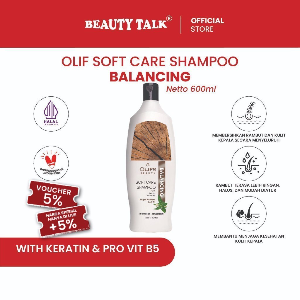OLIF Soft Care Shampoo (Balancing) 600ML