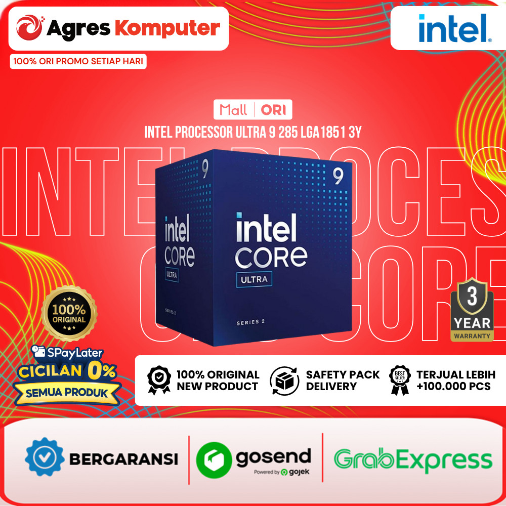 Jual INTEL PROCESSOR ULTRA 9 285 LGA1851 3Y | Shopee Indonesia