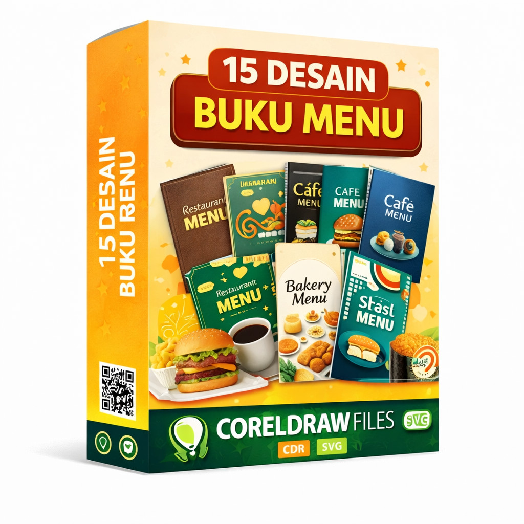 Jual 15 Desain Buku Menu CorelDraw Files | Shopee Indonesia