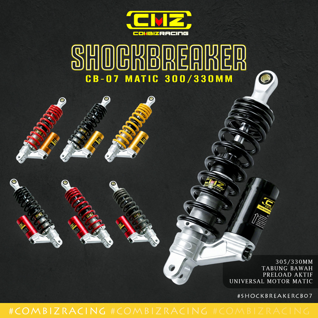 Jual Shock Breaker Belakang BEAT SCOOPY VARIO 110 125 150 MIO 305MM ...